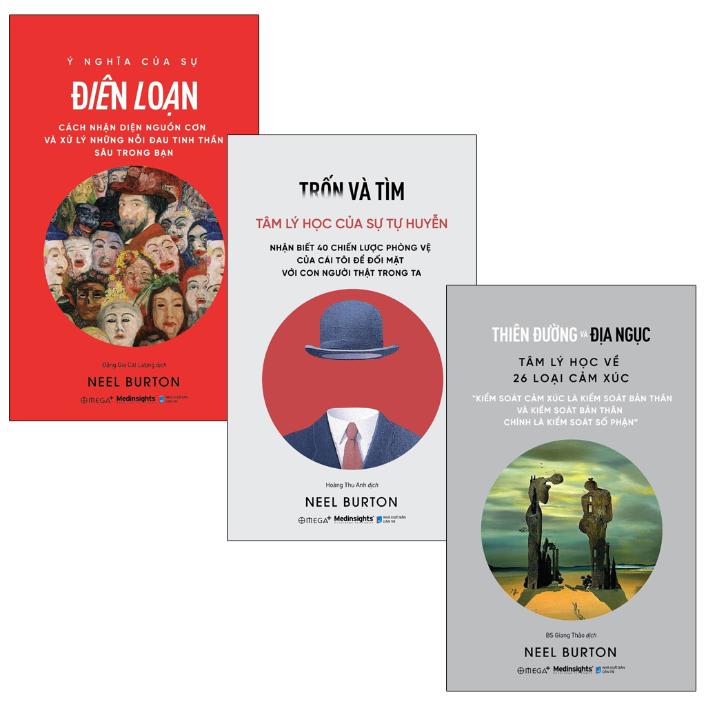 Bộ Sách Tâm Lý Học : Ý Nghĩa Của Sự Điên Loạn - Trốn Và Tìm - Thiên Đường Và Địa Ngục