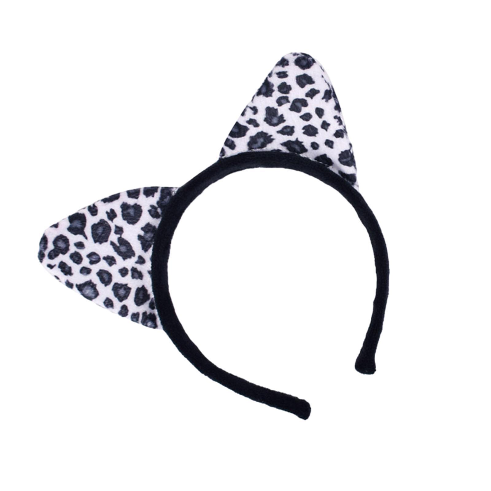 Black Leopard Ears and Long Tail Cosplay for Performance Prom Birthday Gifts