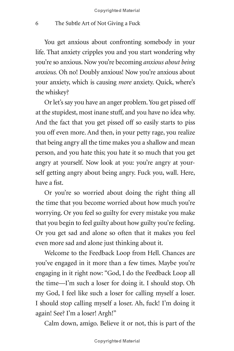 Sách ngoại văn: The Subtle Art Of Not Giving A Bleep - A Counterintuitive Approach To Living A Good Life
