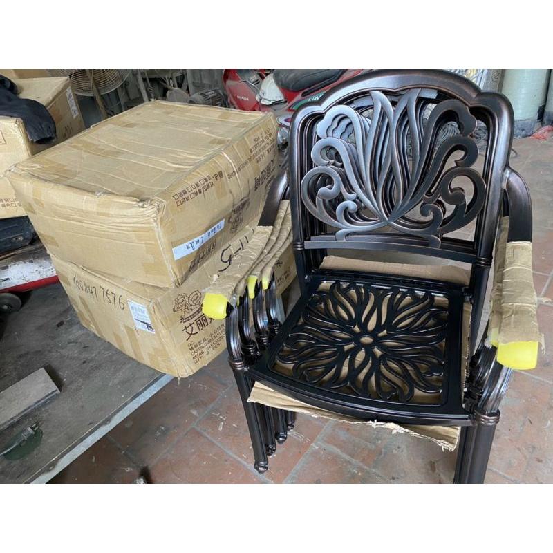 Ghế ăn, ghế sân vườn nhôm đúc cao cấp