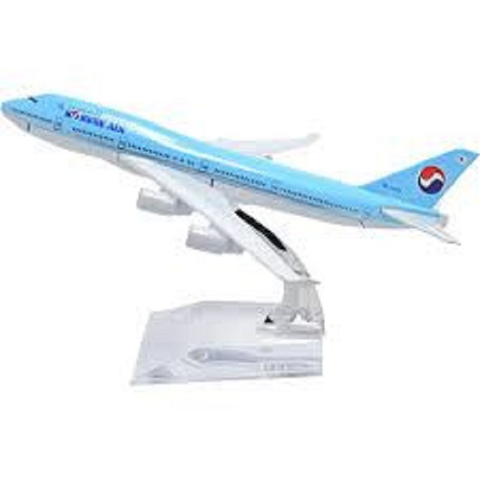 Mô hình máy bay B747 Korean Air 16cm