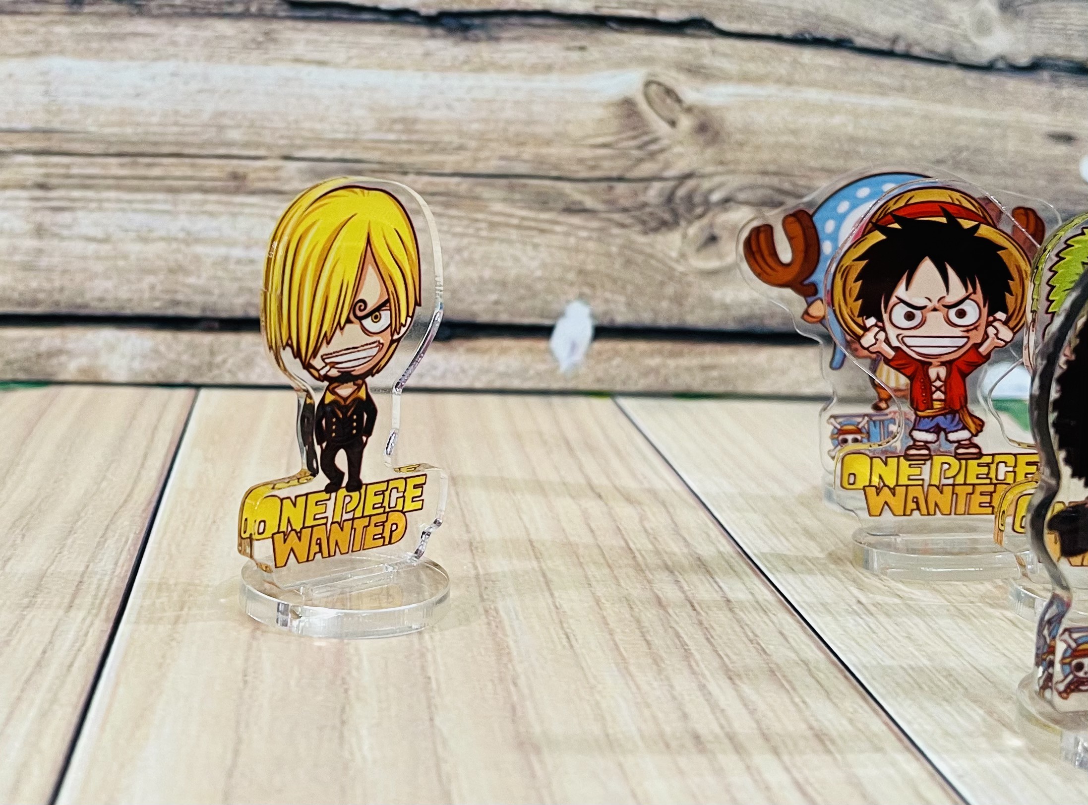 Bộ 9 mô hình Standee One Piece, tượng để bàn