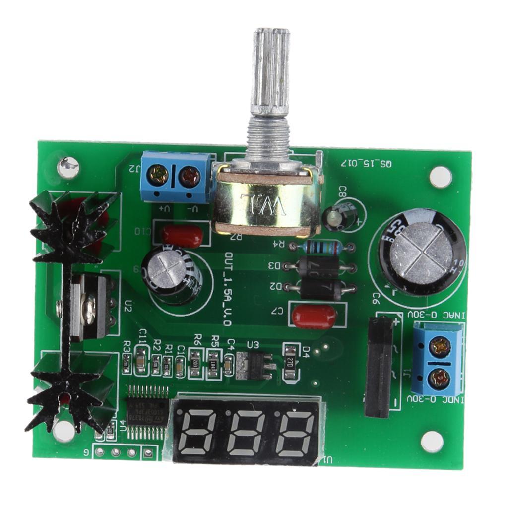 LM317 Adjustable Voltage Regulator Step down Power Supply Module LED Display