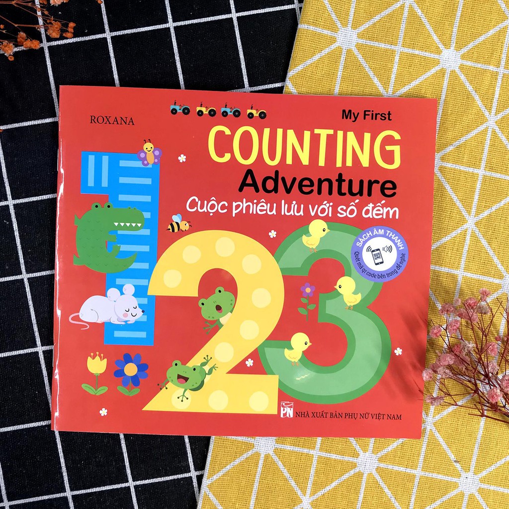 Combo Sách: My First Alphabet Adventure + My First Counting Adventure - Cuộc Phiêu Lưu Với Chữ Cái và Số Đếm (Sách âm thanh)