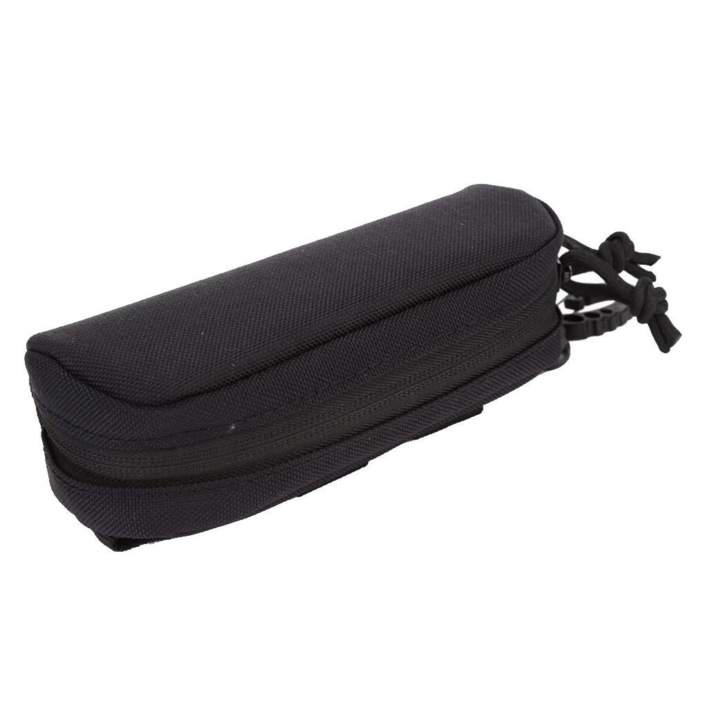 2x Eyeglasses Hard Case Molle Zipper Sunglasses Carrying Case