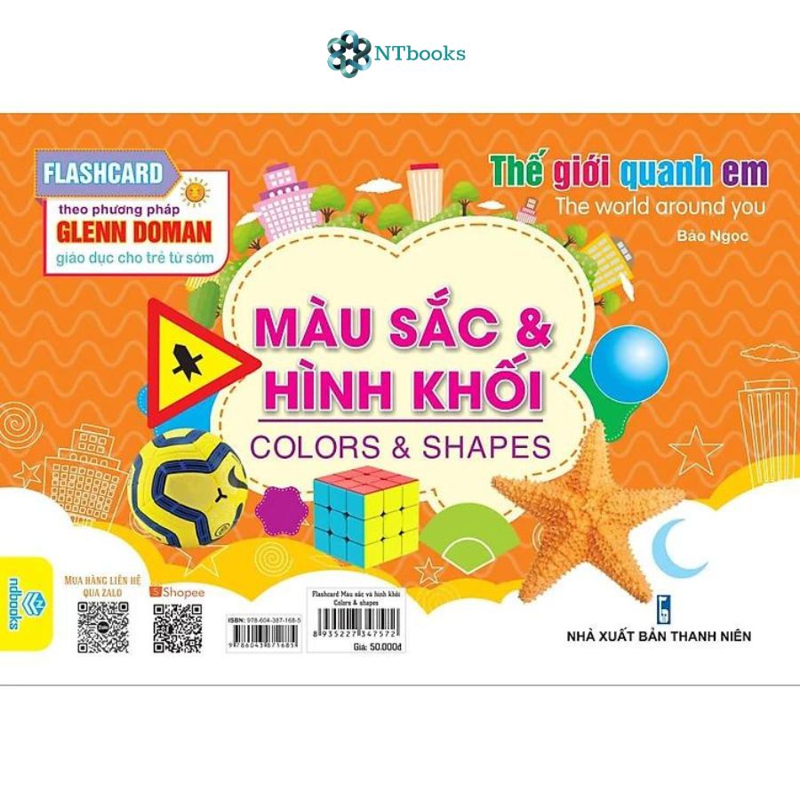 Sách Flash Card Glenn Doman - Thế Giới Quanh Em - Màu Sắc Và Hình Khối