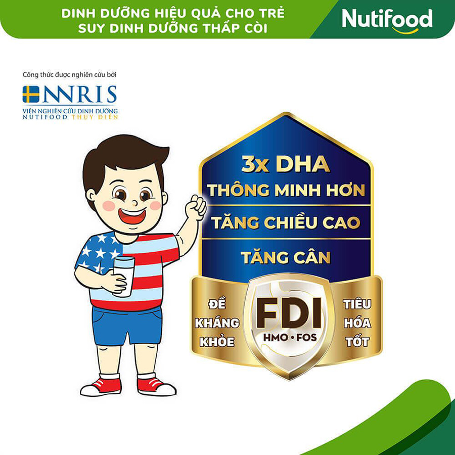 Sữa Bột Nutifood GrowPLUS+ Suy Dinh Dưỡng 1.5kg - Tăng Cân, Tăng Chiều Cao (Lon 1.5kg)