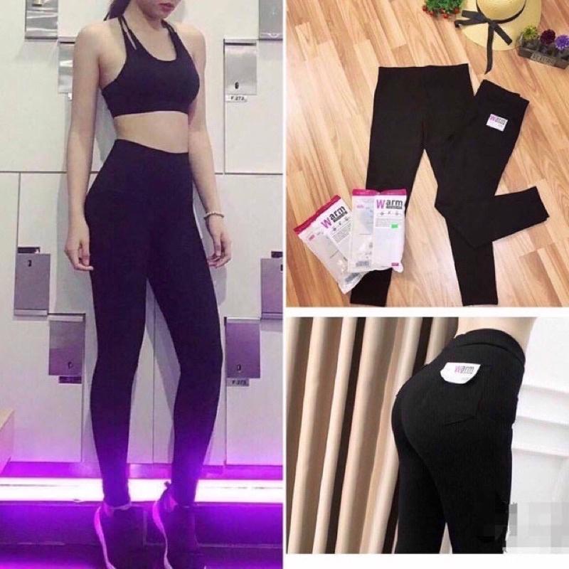 Quần LEGING WARM HANA xuất Nhật chuẩn loại 1 túi zip