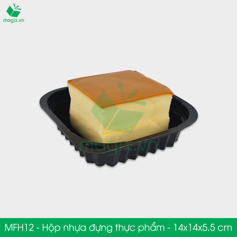 MFH12 - 50 Hộp nhựa đế đen nắp trong HT12