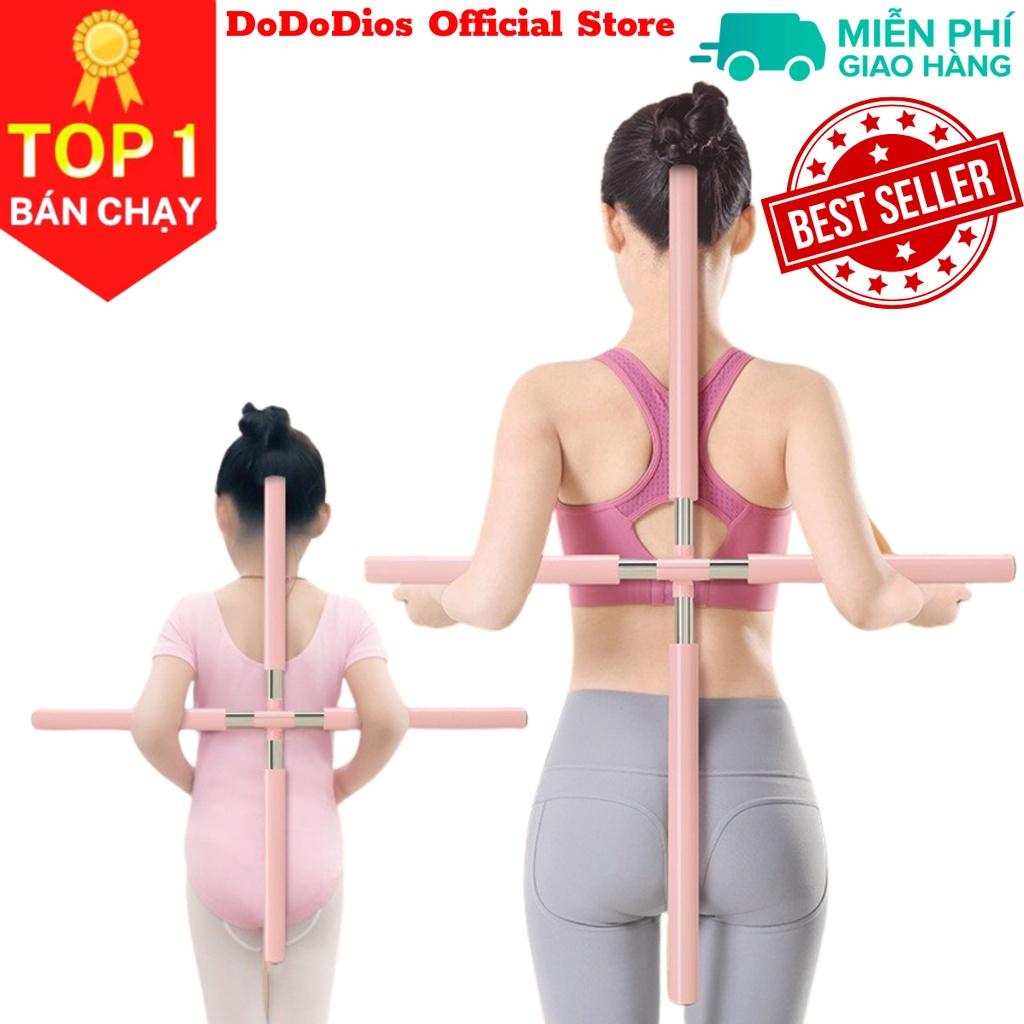 Gậy yoga chữa đau mỏi vai gáy, chống gù, cột sống, thanh xốp hỗ trợ lưng - DoDoDios