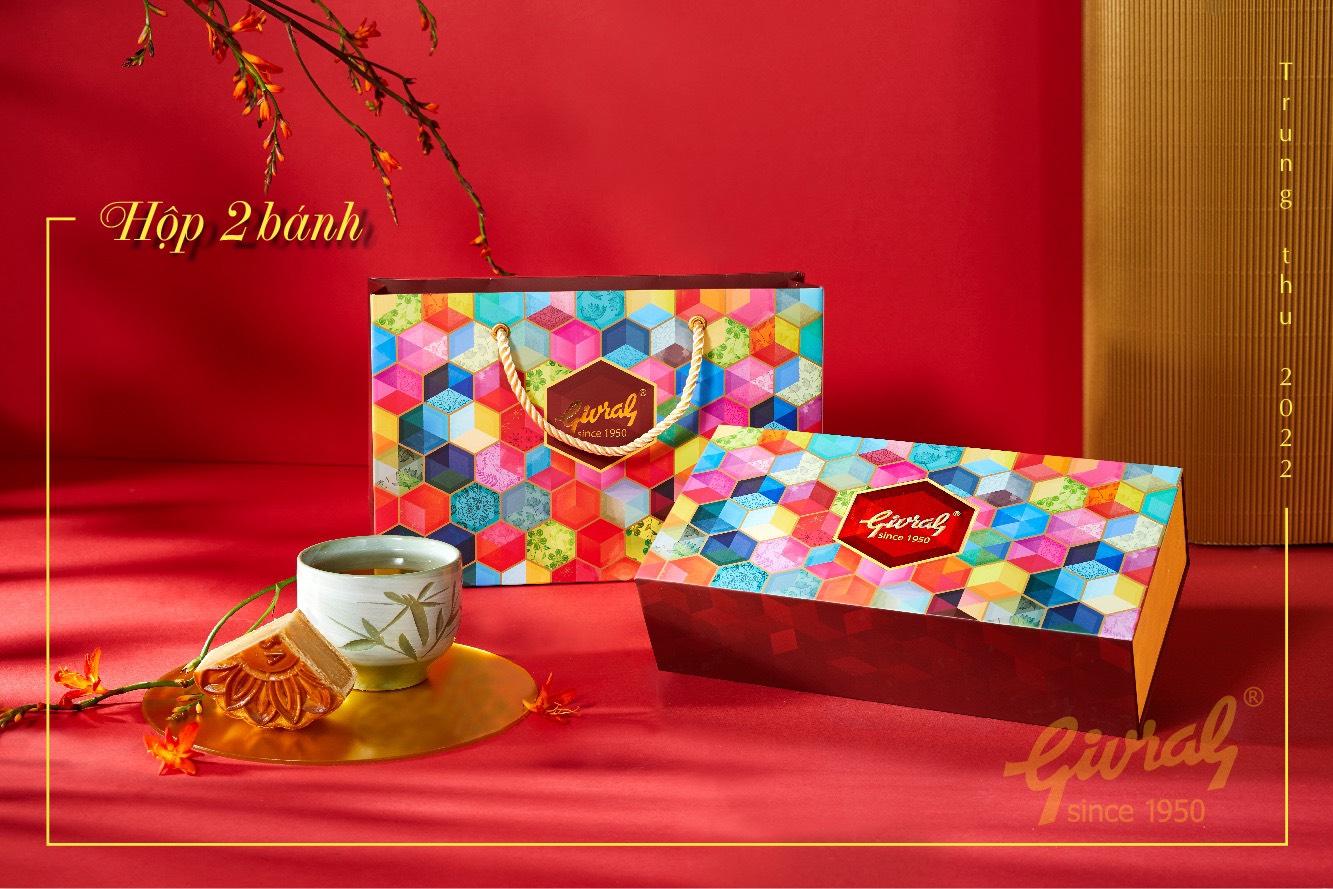 Bánh Trung Thu Givral Lá Dứa (2 Trứng/200gr)