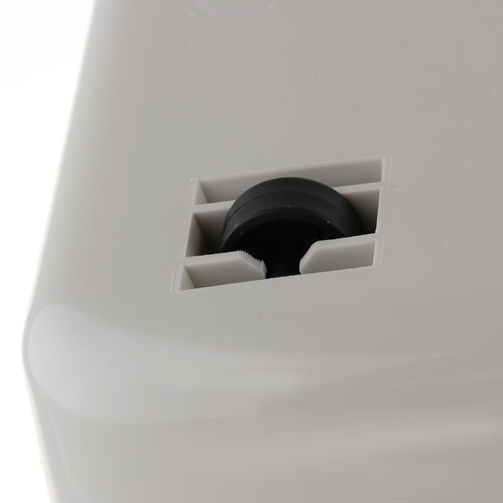 2X Plastic Pet Food Container Jar Measuring Cup Cereal Grain Storage Box Gray