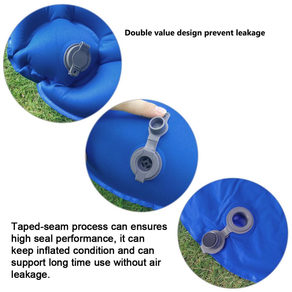 Thảm ngủ TPU PAD trại thảm bơm hơi với gối gấp làm giường siêu nhẹ