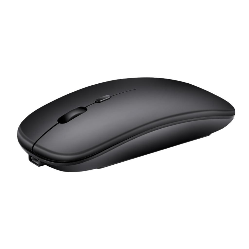 Mini Rechargeable Wireless Optical Gaming Mouse USB Receiver For PC Black