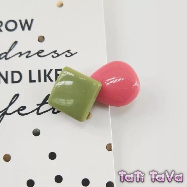 Kẹp tóc đá sắc màu Hàn Quốc Tatitava