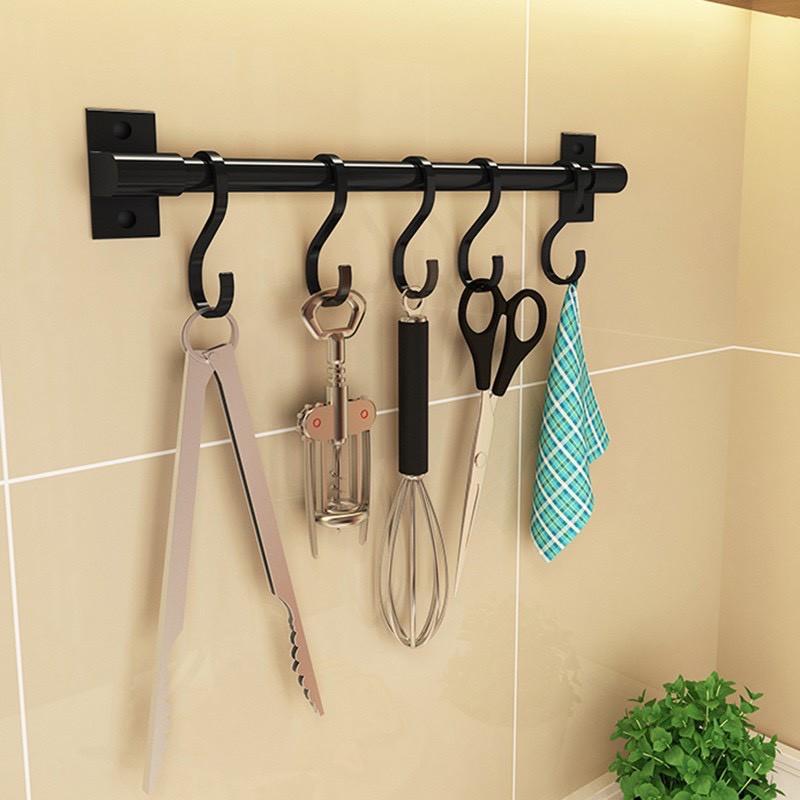 Thanh Treo Muỗng Đa Năng Dán Tường Tiện Dụng, Tiết Kiệm Diện Tích