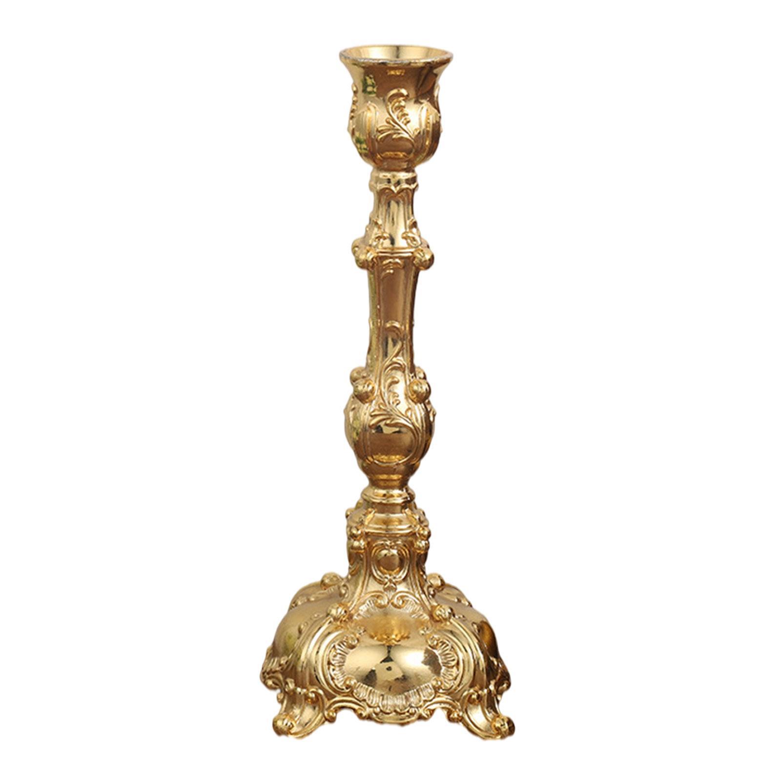 European Metal Candle Holder Pillar Stick Candlestick for Party Home