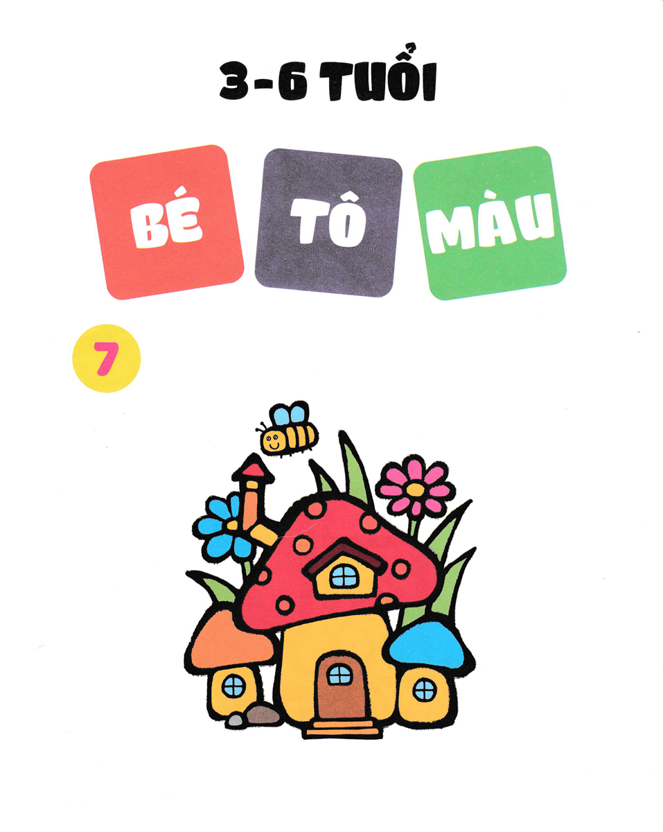 Combo 3-6 Tuổi - Bé Tô Màu: Quyển 5+6+7+8 (Bộ 4 Cuốn - ND)