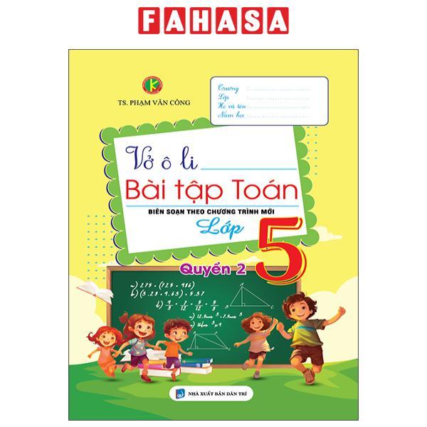 Sách - Vở Ô Li Bài Tập Toán Lớp 5 - Quyển 2