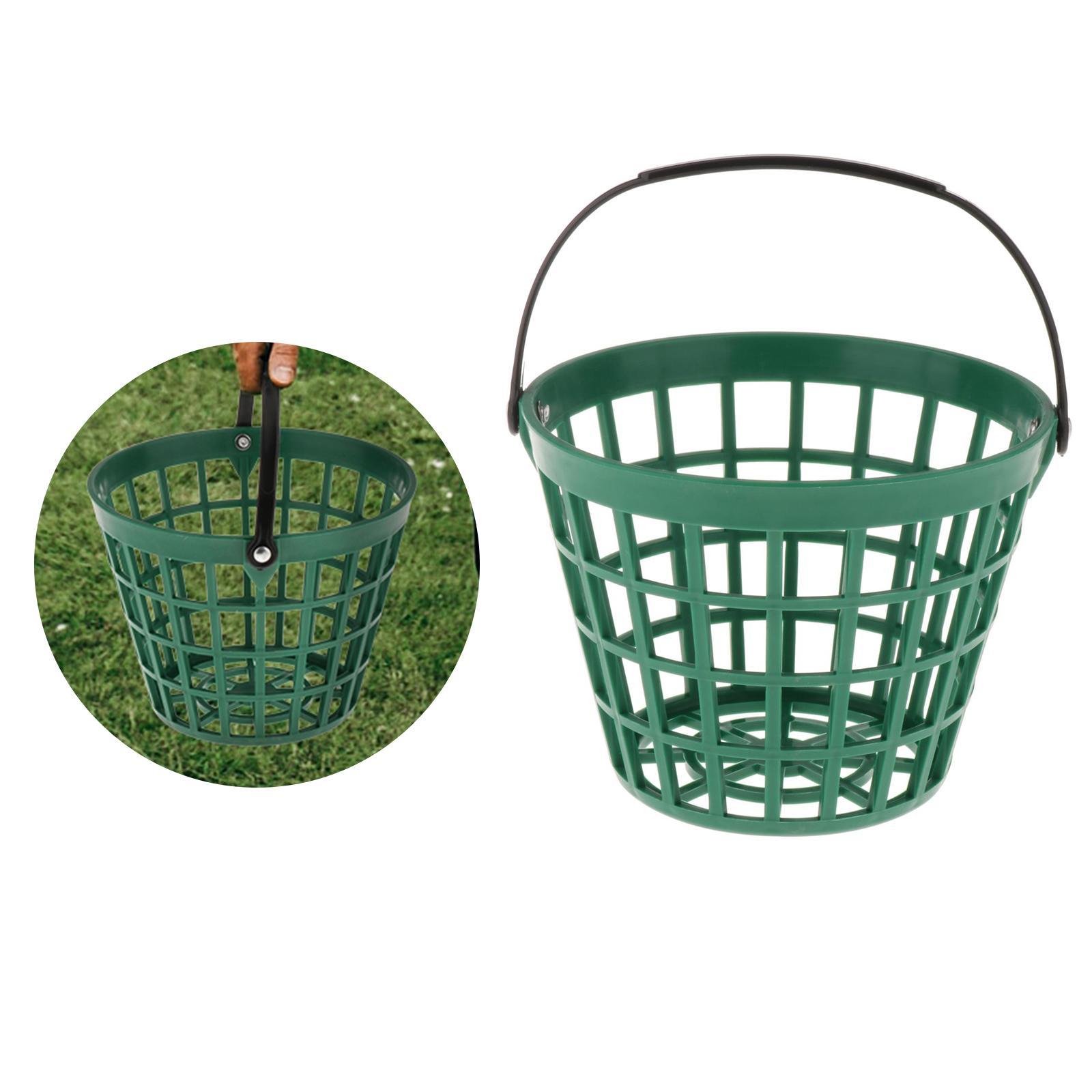 Ball Basket Golf Range Bucket Storage Organizer Holds 25 Balls