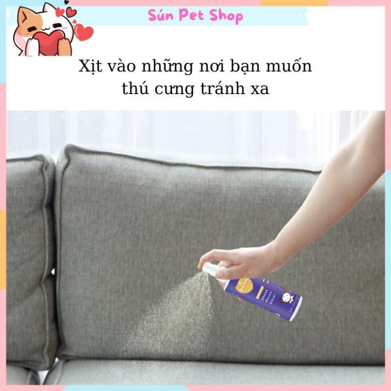 Xịt ngăn chặn thói quen xấu của chó mèo 120ml