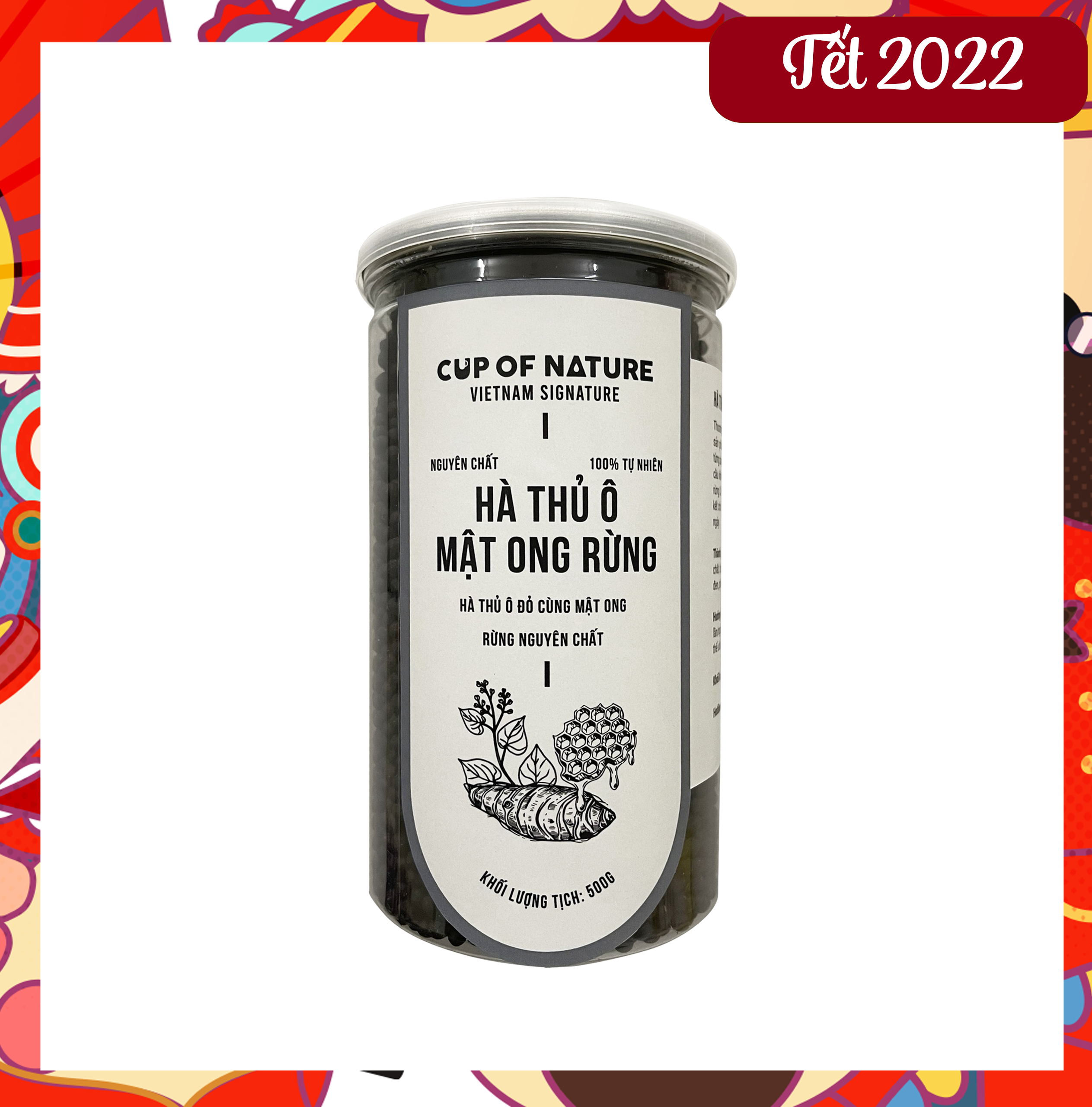 Hà thủ ô mật ong rừng nguyên chất Cup Of Nature cao cấp 500g