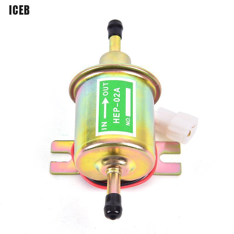 iceb New Gas Diesel Electronic Fuel Pump Inline Low Pressure electric fuel12V HEP-02A