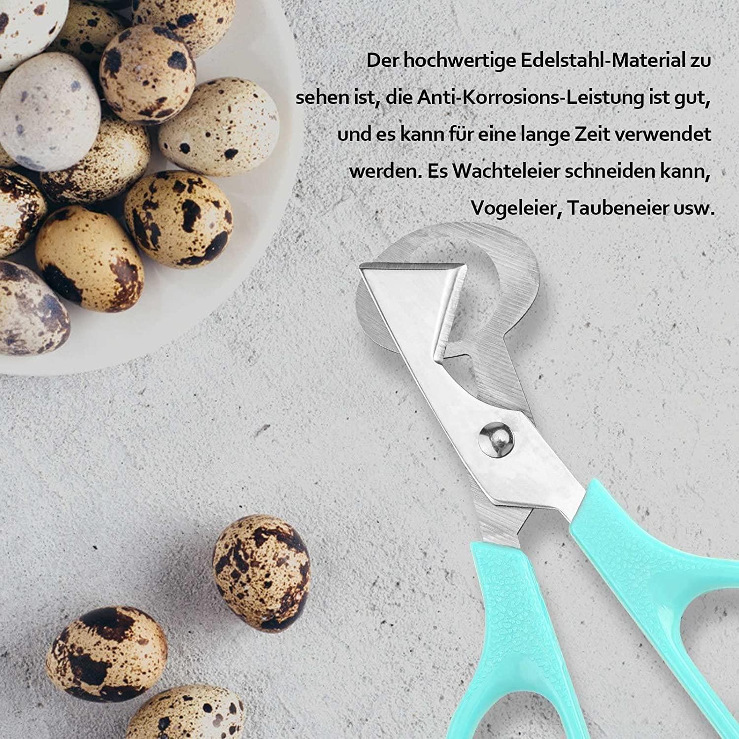 2 miếng kéo trứng chim cút, kéo trứng chim cút bằng thép không gỉ, kéo cút cút, vỏ trứng cắt kéo, dụng cụ mở trứng cho nhà, nhà bếp, nhà hàng