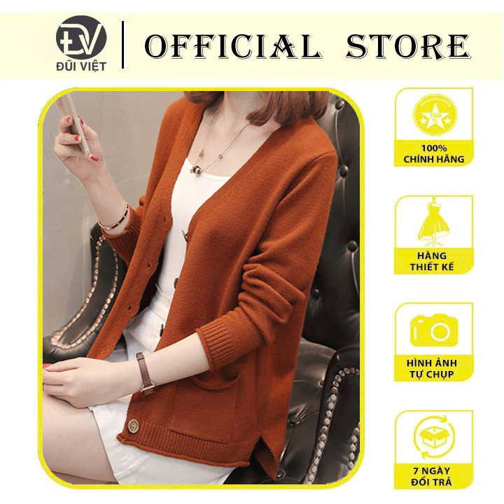 Áo cardigan nữ dịu dàng, dày dặn ấm áp, đáng yêu , nhẹ nhàng Ak15