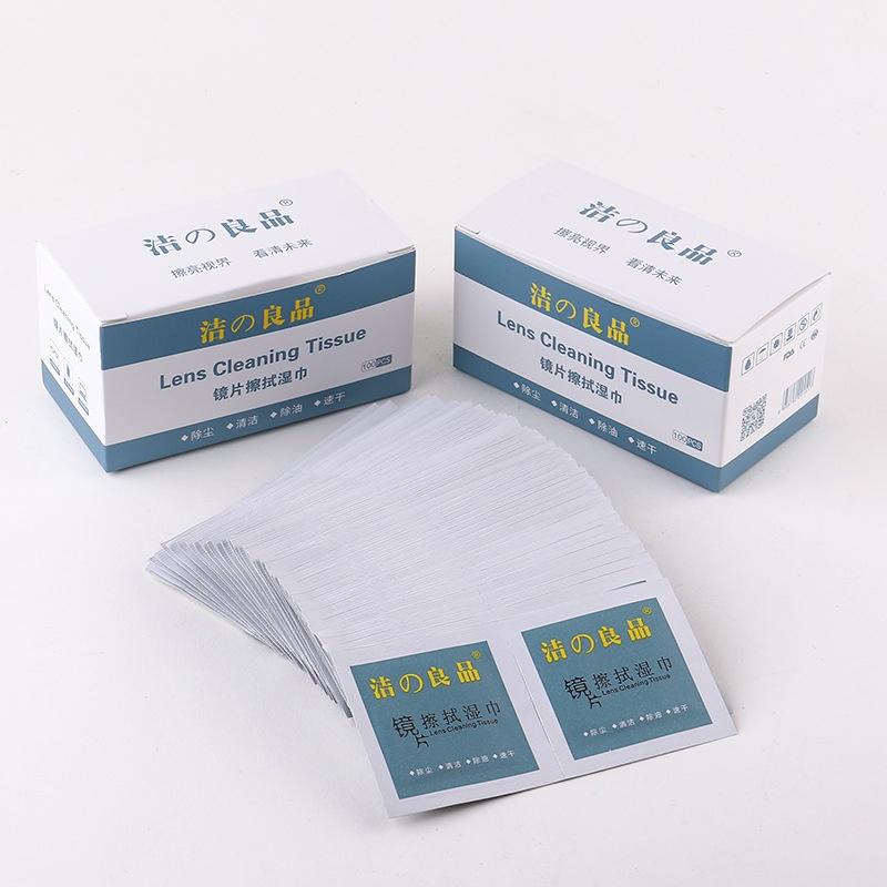 PVN45388 Hộp 100 Khăn Lau Kính Điện Thoại Đa Năng Dùng Một Lần Tiện Dụng