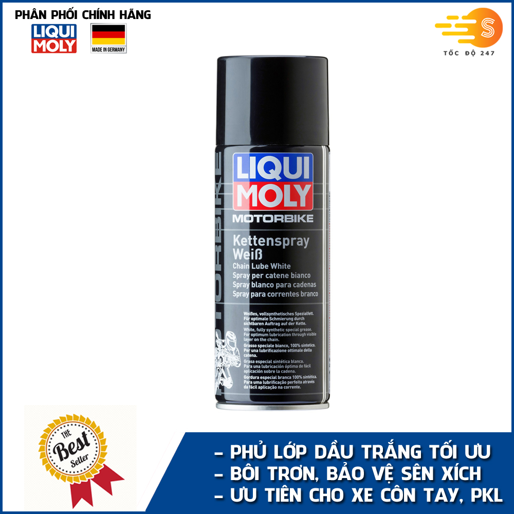 Chai xịt bảo dưỡng sên xích dầu trắng Liqui Moly 1591