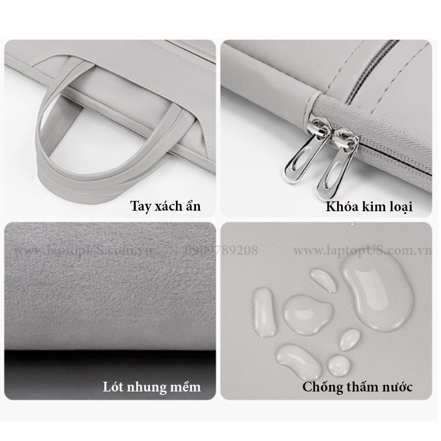 Túi Chống Sốc Chống Trầy Da PU Laptop