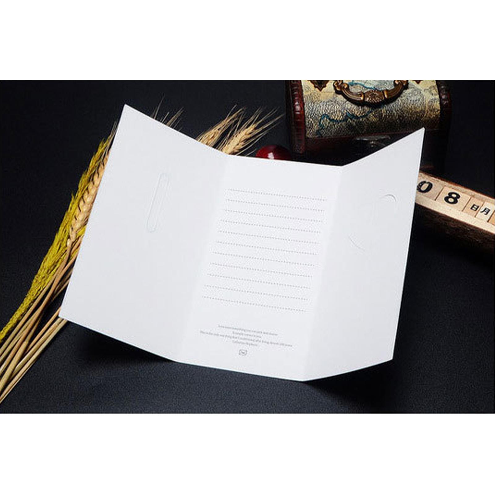 Wedding Love Greeting Card Blessing Letter and Envelope for Party Invite