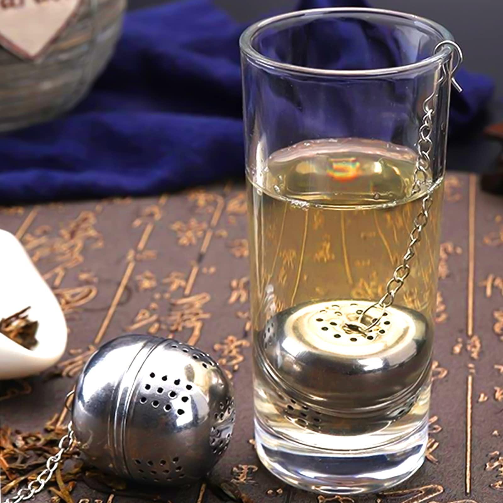 2 miếng thép không gỉ truyền trà, cửa hàng trà trong trà cho trà, gia vị và hầu hết các cốc và ấm trà