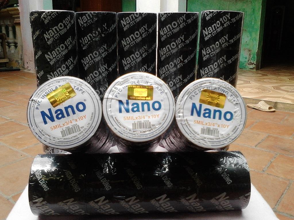 BĂNG KEO ĐEN - ĐIỆN - 20Y -10Y Nanoco_Hàng chính hãng - ĐEN 10YA