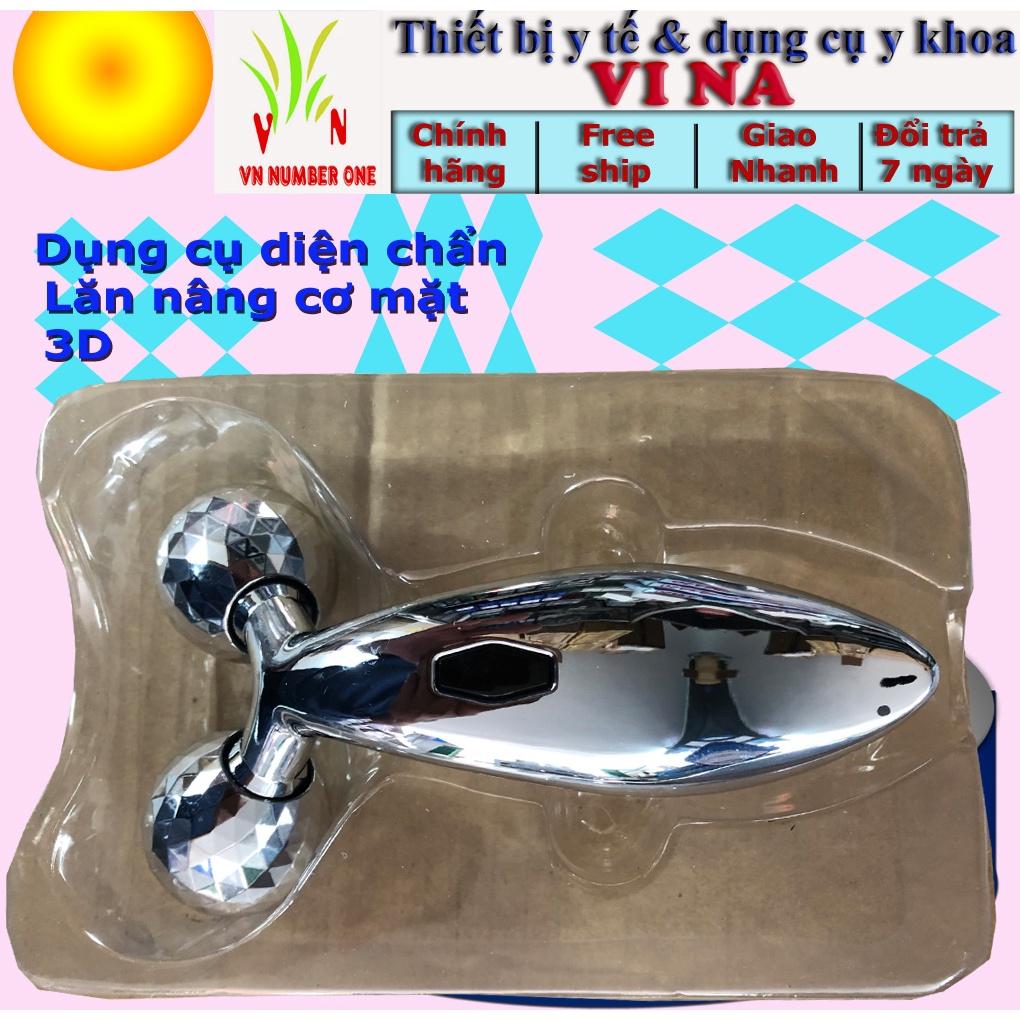 Thanh Lăn 3D LBJ - 206 thiết kế thêm mắt thu sáng tạo dòng điện sinh học giúp nâng cơ mặt và giảm nếp nhăn nhanh chóng.