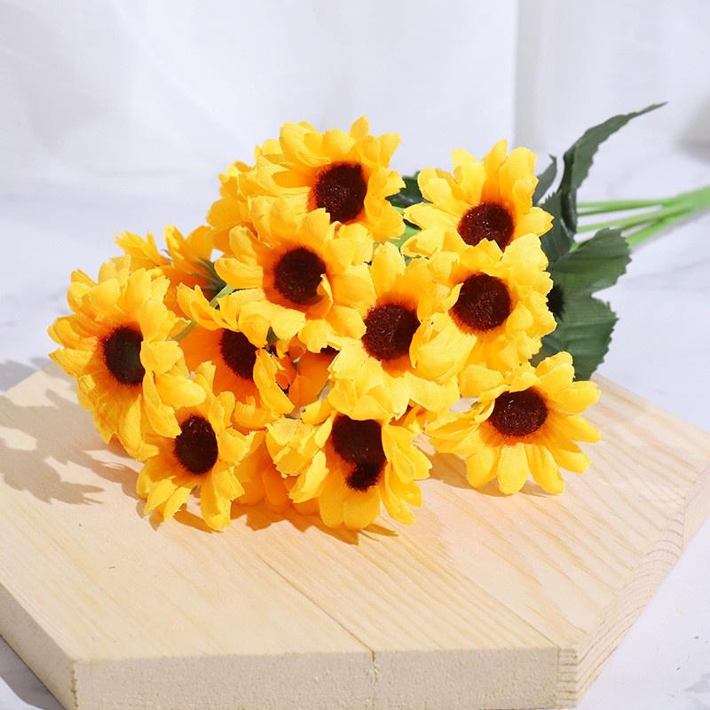Hoa Hướng Dương Nhân Tạo Trang Trí Đa Dụng Chất Lượng Cao
