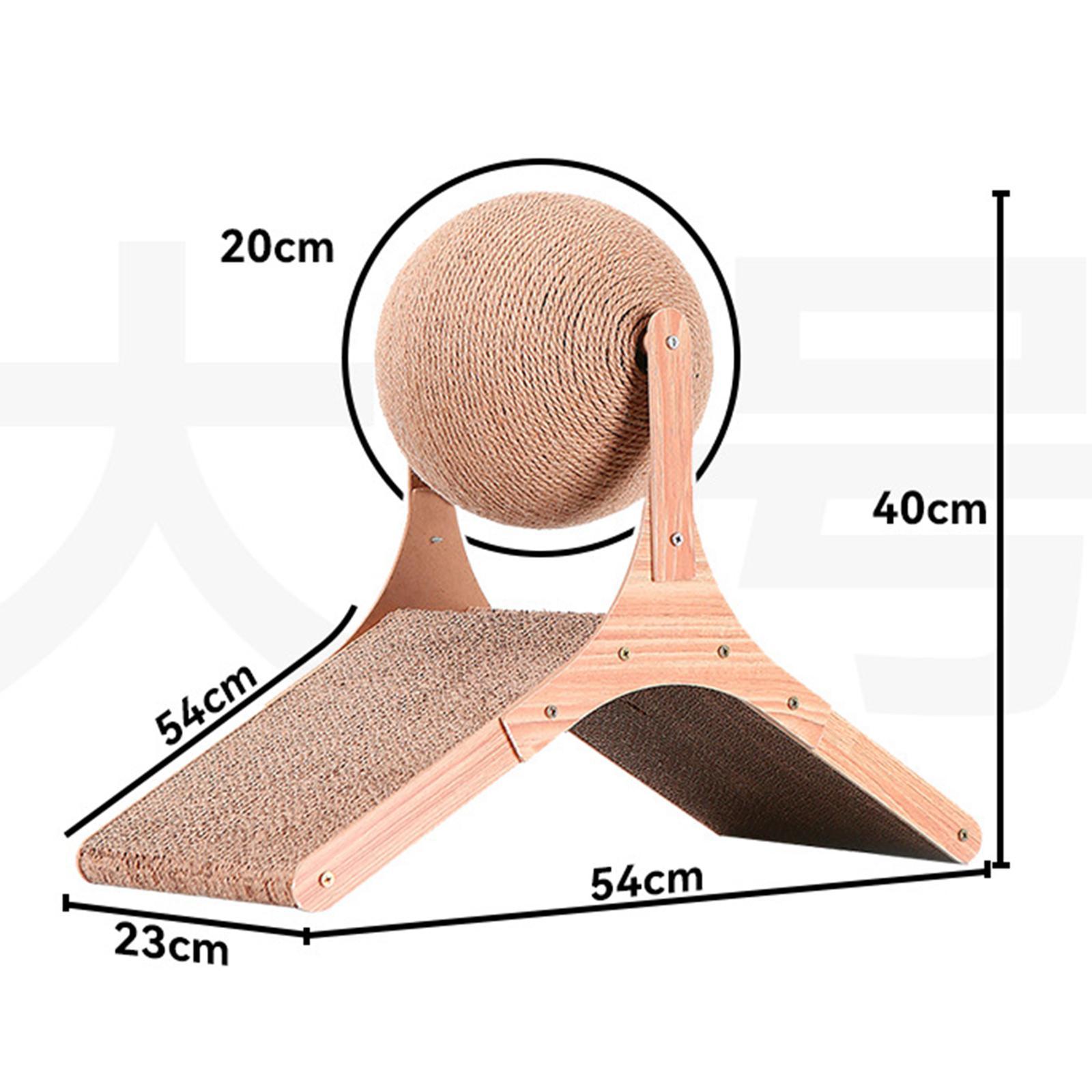Cat Scratcher Toy Interactive Pet Toy Rotatable Ball Playing Scratching Ball