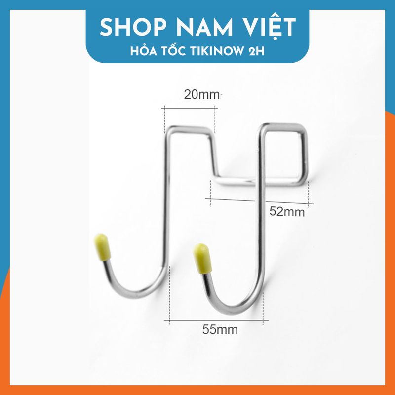 Móc Chữ S Đôi Treo Đồ Đa Năng