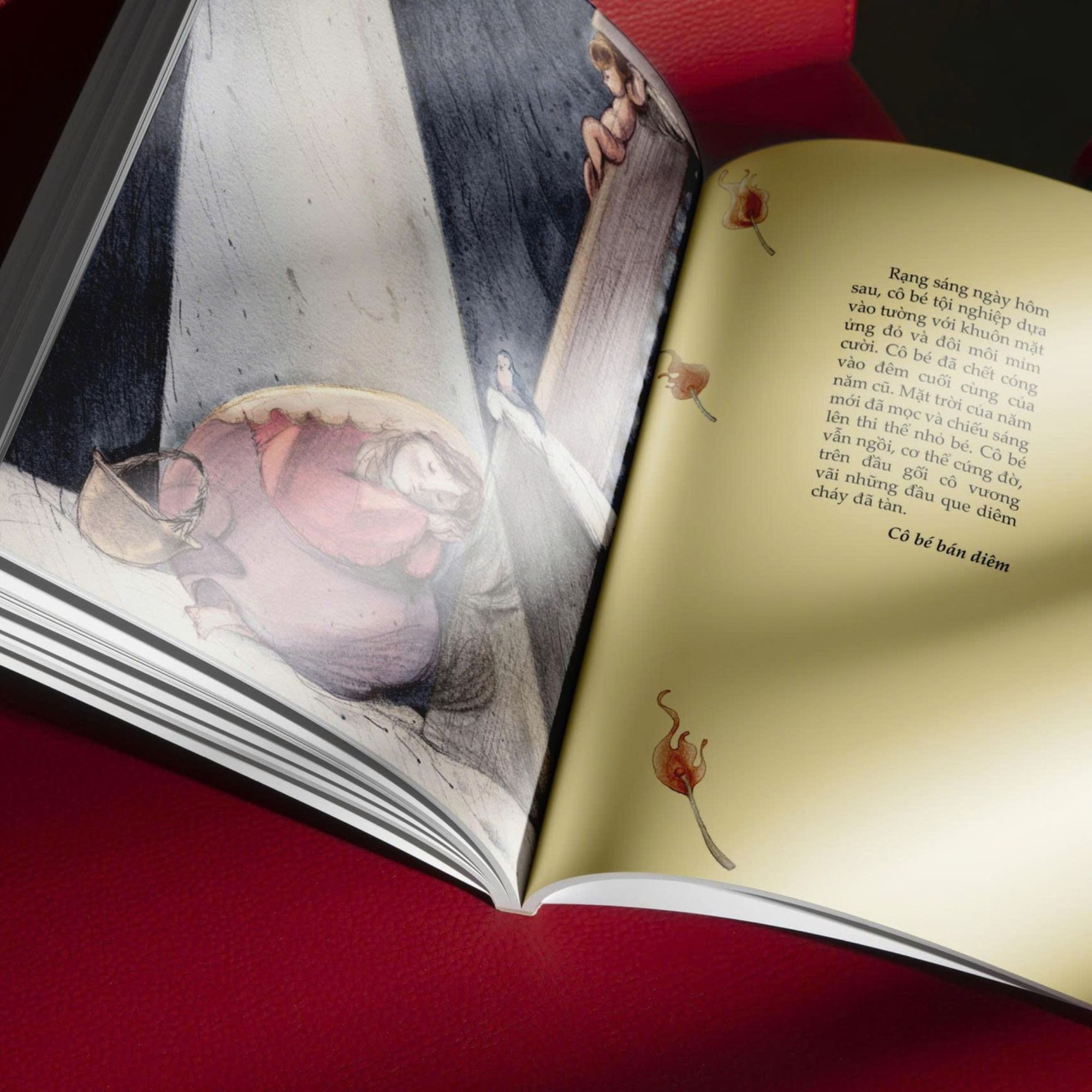 Tổng tập tác phẩm của bậc thầy kể truyện cổ tích thế giới Andersen – Cô bé bán diêm – Tác phẩm kinh điển lưu truyền hậu thế – Tranh minh hoạ tuyệt mỹ