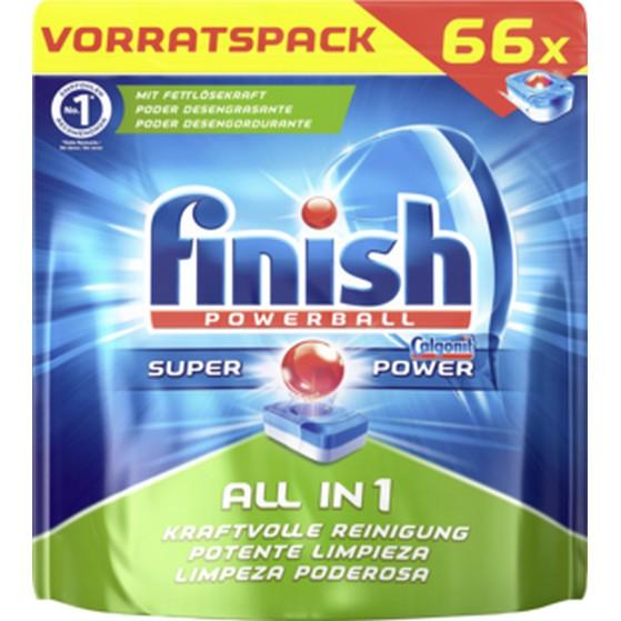 Viên rửa bát All in 1 finish 66 viên- Viên rửa bát finish tổng hợp