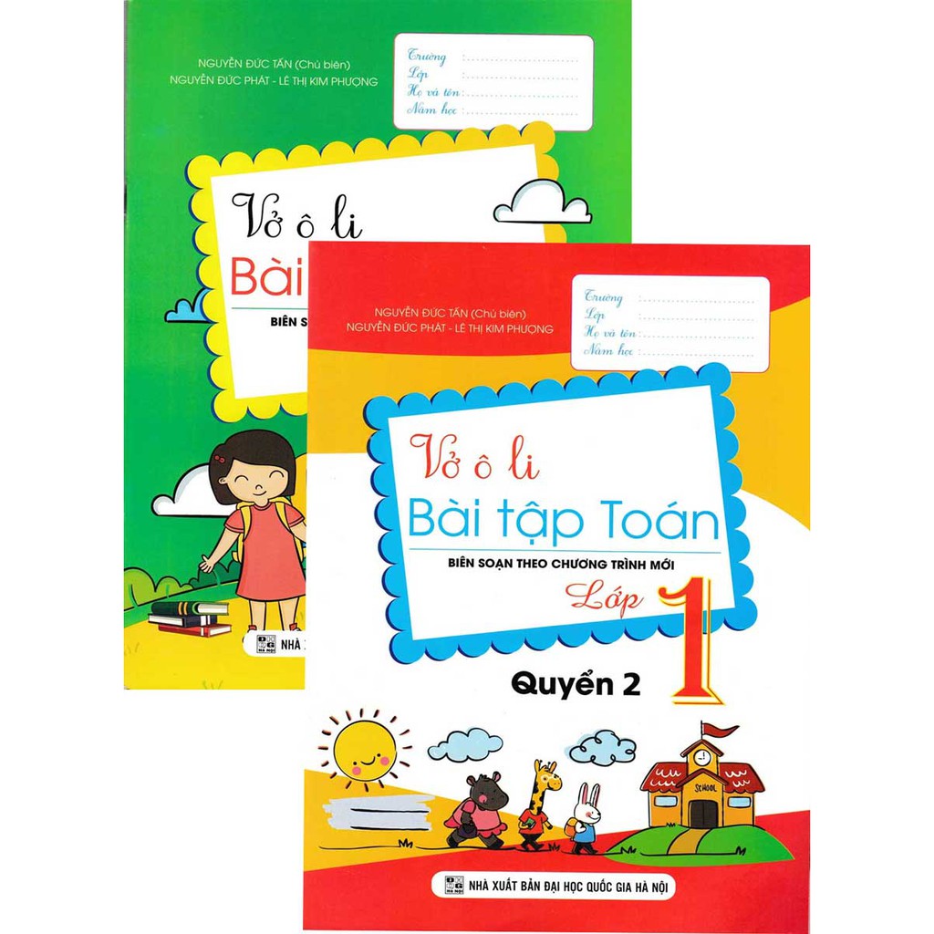Sách - Vở Ô Li Bài Tập Toán Lớp 1 Quyển 1