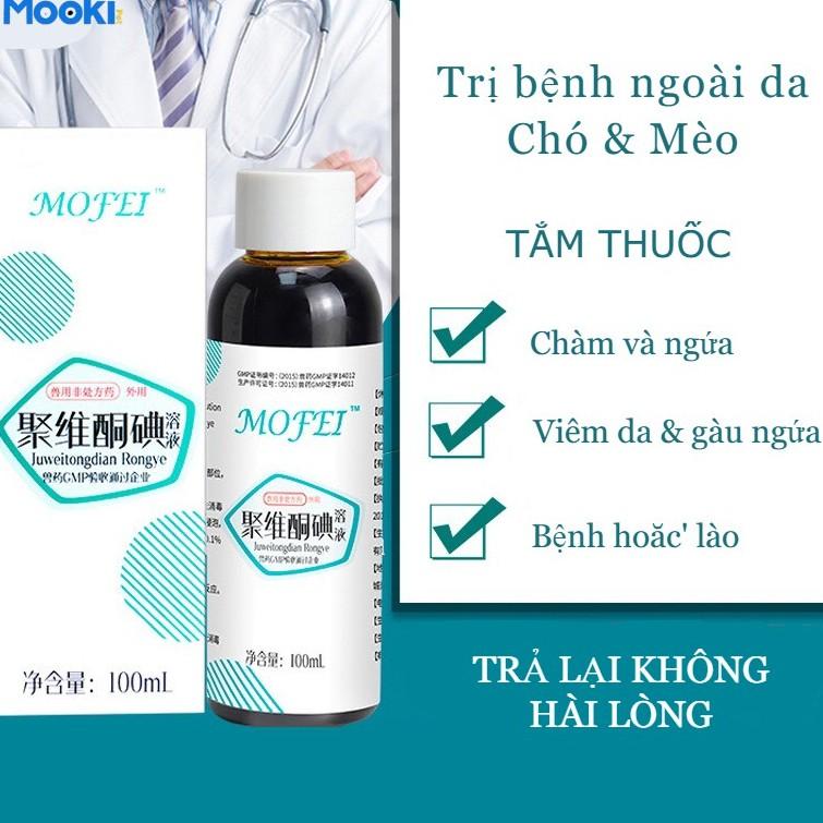 Thuốc tắm đặc trị bệnh ngoài da thú cưng