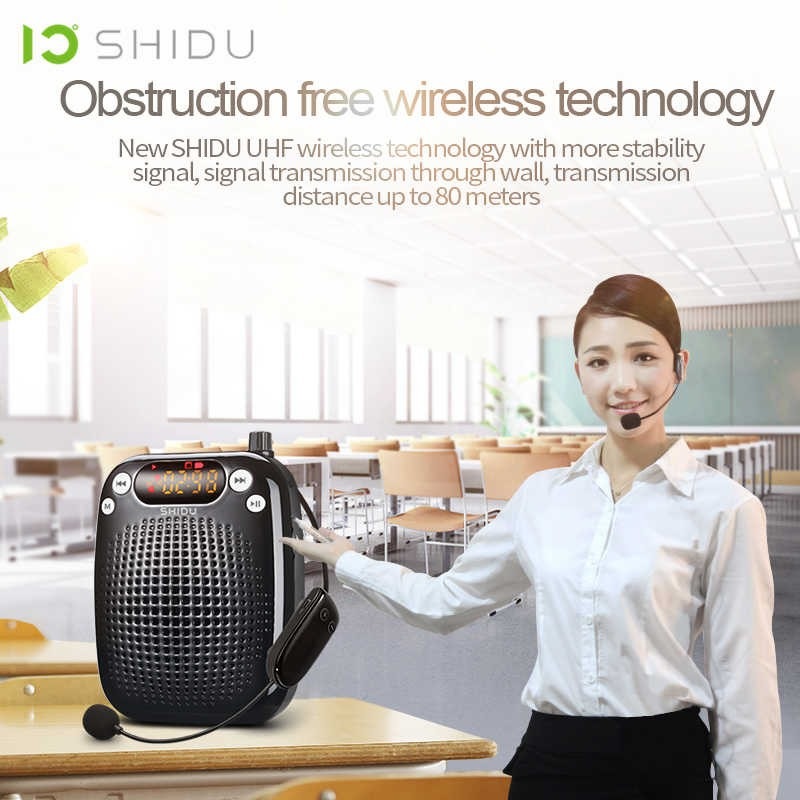 Máy Trợ Giảng Không Dây UHF Shidu SD-S611 - Hàng Chính Hãng