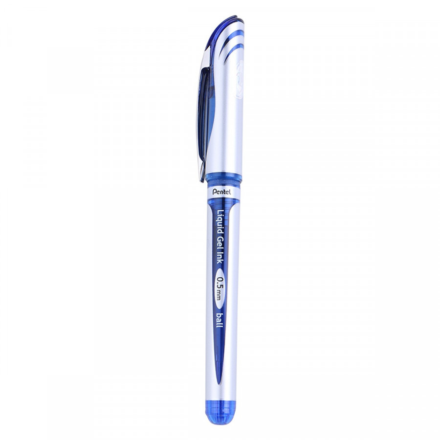Bộ 3 Bút Ký Mực Gel Pentel Xanh Bln55 0.5Mm