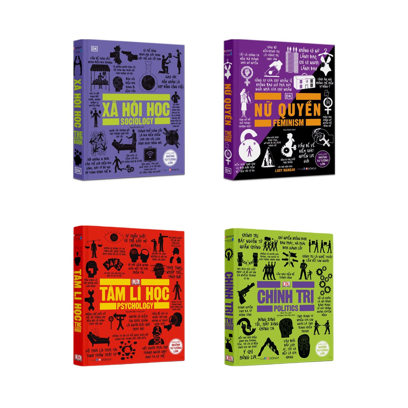 Combo 4 Cuốn Khái Lược Những Tư Tưởng Lớn - Combo 4.2: Khoa Học - Nghệ Thuật - Kinh Tế Học - Chính Trị