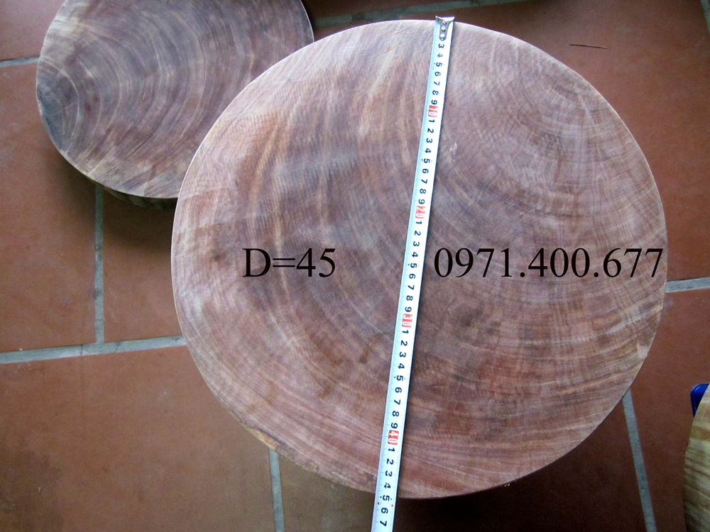 Thớt Gỗ Nghiến Sơn La đường kính 45cm