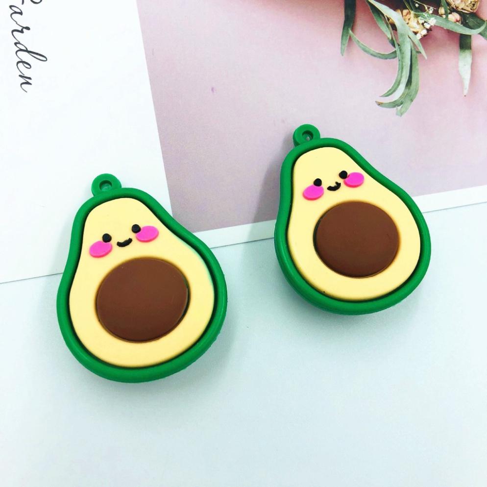 Móc khóa trái bơ dễ thương-Móc khóa hình bơ dễ thương, móc khóa bơ-Móc khóa quả bơ mẫu 2