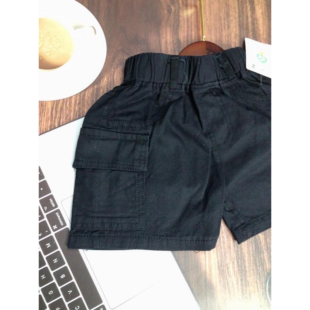 Quần Short Jean Bé Trai Co Giãn Cho Bé Từ 8-19kg