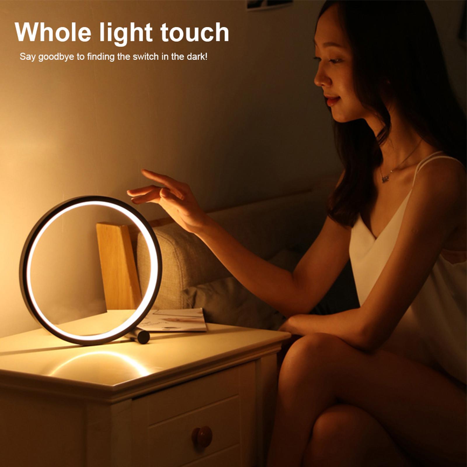 Modern Touch Sensor Desk Light Dimmable Table Lamp Night Light Decor